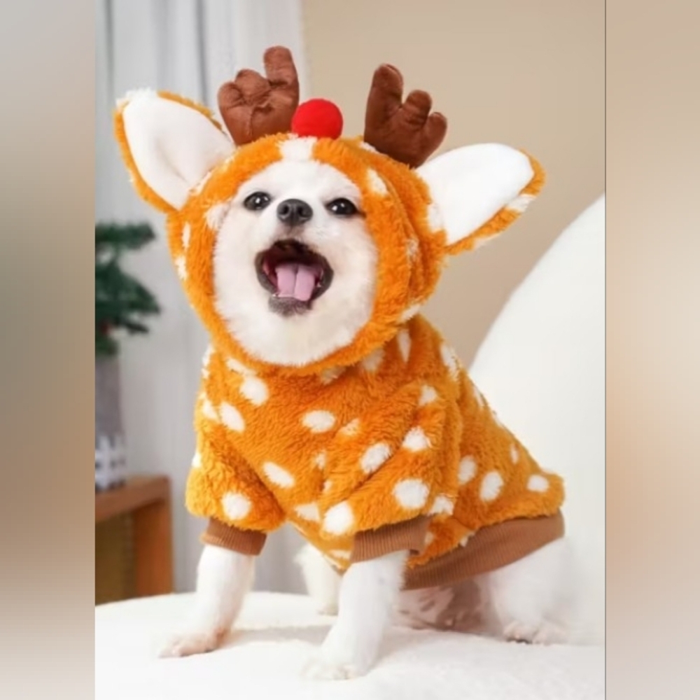 Xmass dog costume NEW